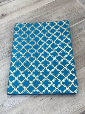 Eccolo World Traveler Blue Gold Journal